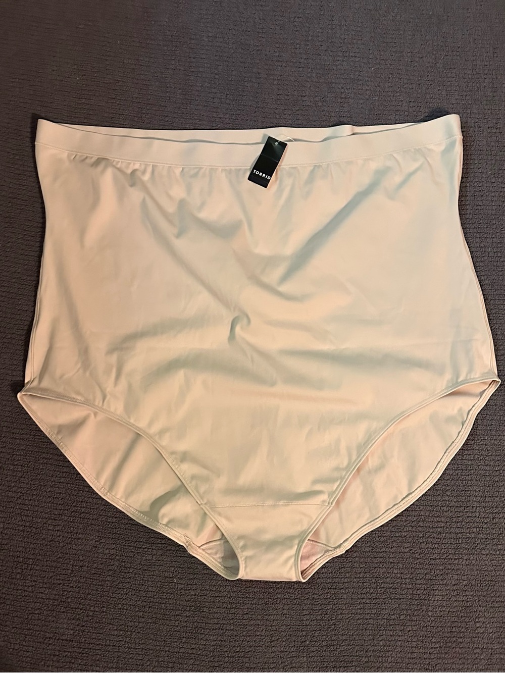 Torrid Cream High-Waist Seamless Shaping Brief Size 6
